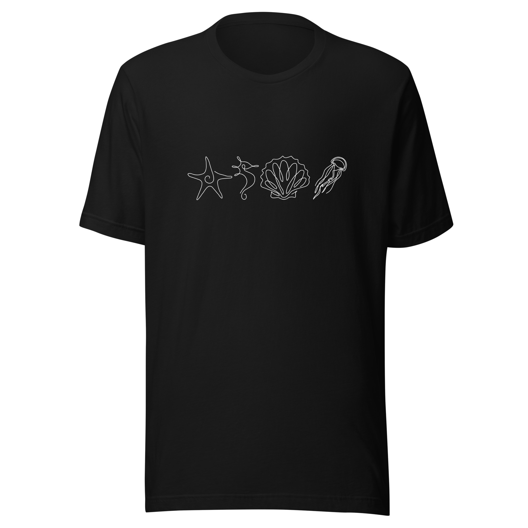 Ocean Mix - bedrucktes Unisex-T-Shirt