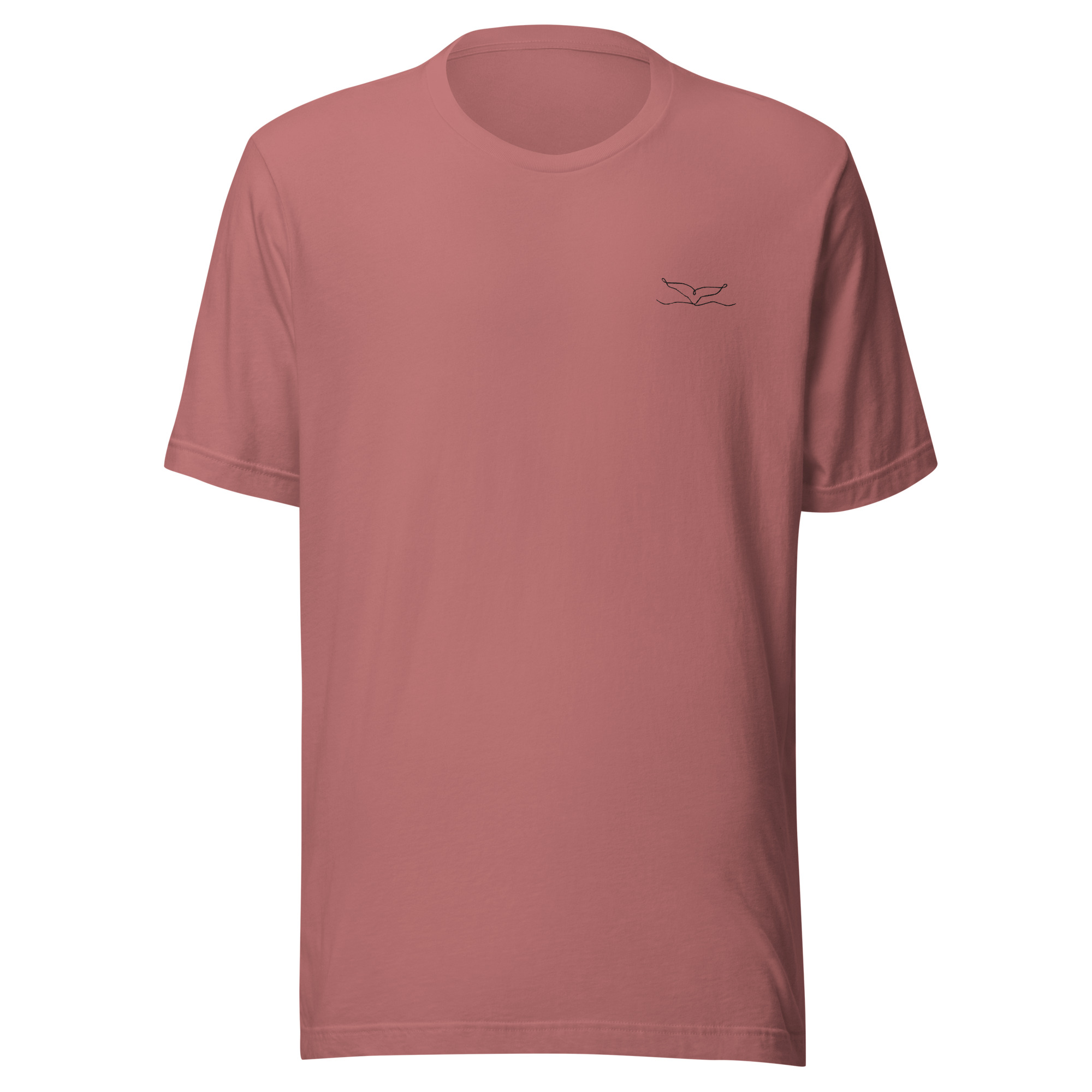 Flosse - besticktes Unisex-T-Shirt – Bild 4