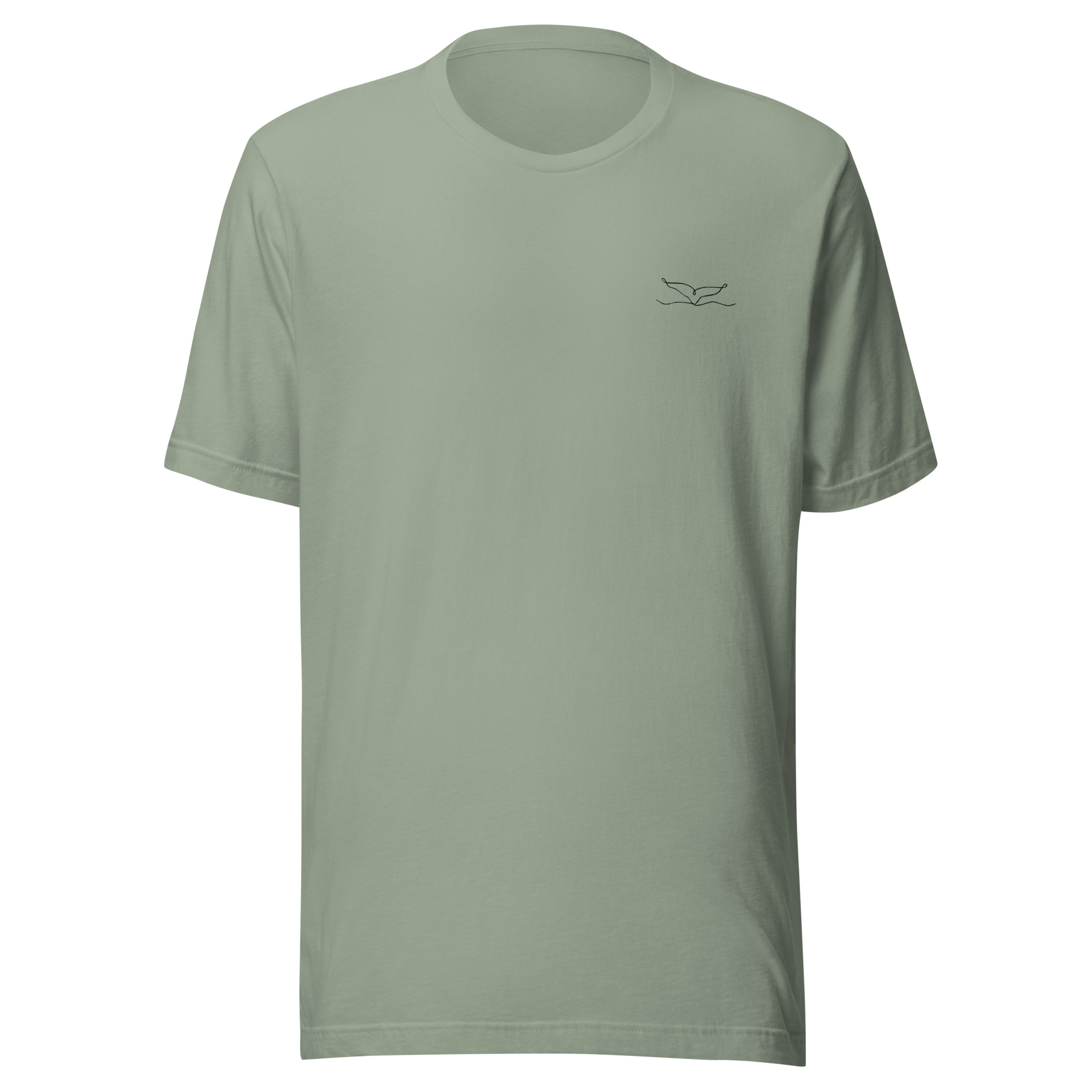 Flosse - besticktes Unisex-T-Shirt – Bild 5