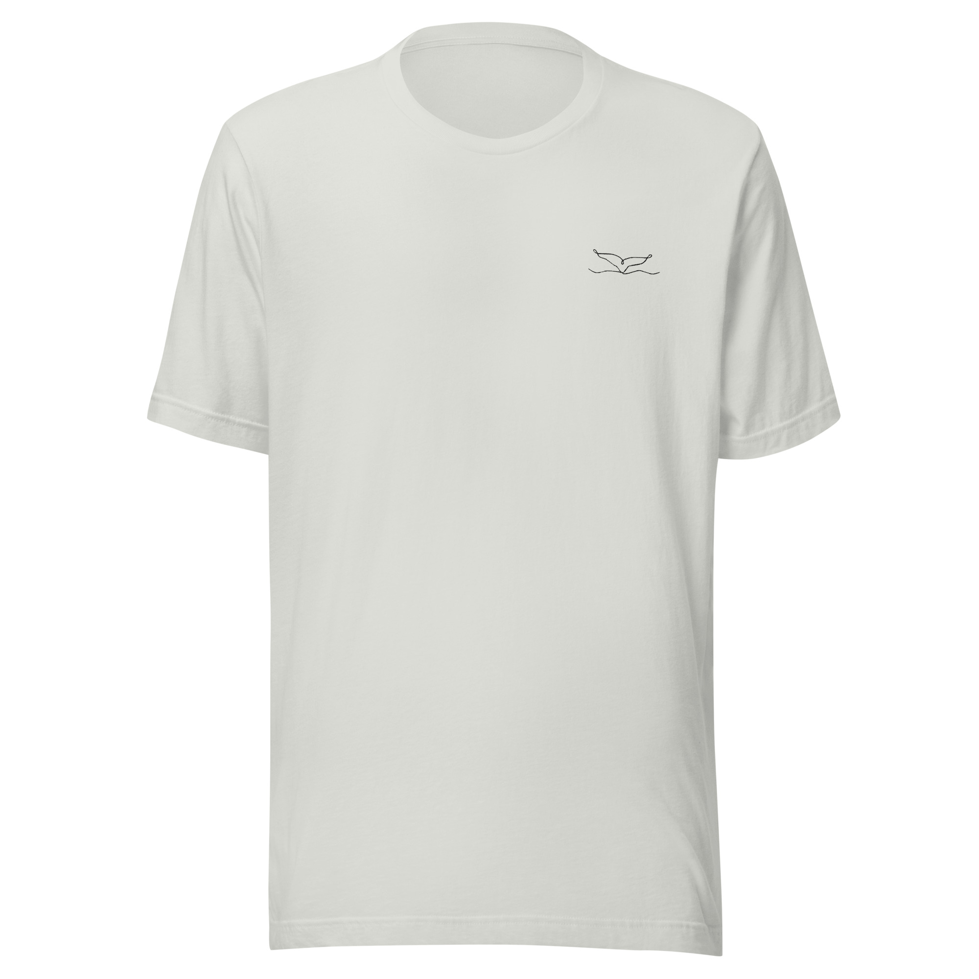 Flosse - besticktes Unisex-T-Shirt – Bild 7