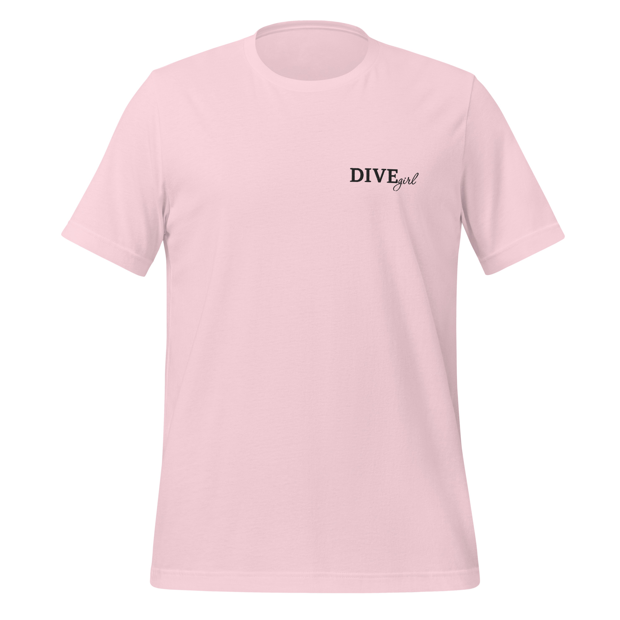Divegirl - besticktes Unisex-T-Shirt – Bild 7